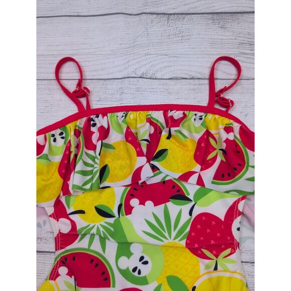 9/10 Disney Ruffled Fruity Swimsuit - Picture 2 of 8